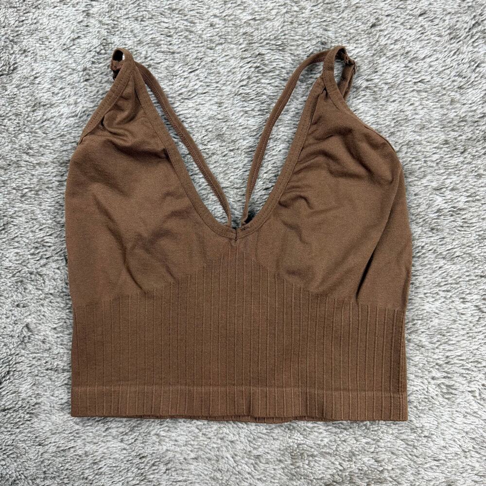 BKE Essentials Seamless Bralette Women's XS/S Brown